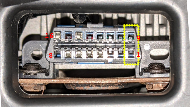 File:OBD2 port without pins 1 and 9 populated.png